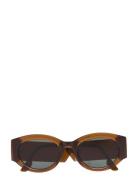 Dax Bronze Accessories Sunglasses D-frame- Wayfarer Sunglasses Brown Komono