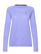 Odlo W T-Shirt Crewneck L/S Essential Seamless Sport T-shirts & Tops Long-sleeved Purple Odlo