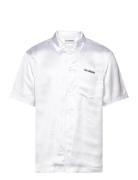 Logo Camp-Collar Shirt Designers Shirts Short-sleeved White HAN Kjøbenhavn