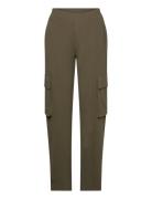 Fqmivan-Pant Bottoms Trousers Cargo Pants Green FREE/QUENT