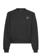 Asmc Reg Sw Sh Sport Sweatshirts & Hoodies Sweatshirts Black Adidas By Stella McCartney