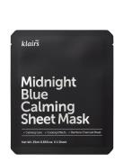 Midnight Blue Calming Sheet Mask Beauty Women Skin Care Face Masks Sheetmask Multi/patterned Klairs