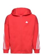 U Fi 3S Fz Hd Sport Sweatshirts & Hoodies Hoodies Red Adidas Performance