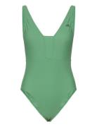 Iconisea 3S S Sport Swimsuits Green Adidas Sportswear