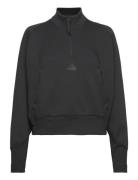W Z.n.e. Qz Sport Sweatshirts & Hoodies Sweatshirts Black Adidas Sportswear