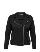 Cargoldtrash Biker Jacket Outerwear Jackets Light-summer Jacket Black ONLY Carmakoma