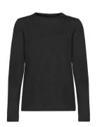 Soft Texture Long Sleeve Sport T-shirts & Tops Long-sleeved Black Casall