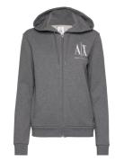Sweatshirts Tops Sweatshirts & Hoodies Hoodies Grey Armani Exchange
