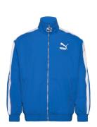 T7 Over D Woven Track Jacket Sport Sweatshirts & Hoodies Sweatshirts Blue PUMA