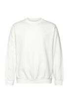 Core Basic Crew Fleece Sport Sweatshirts & Hoodies Fleeces & Midlayers White VANS