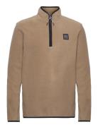 Faaborg Fleece Half Zip Tops Sweatshirts & Hoodies Fleeces & Midlayers Beige H2O