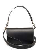Assisi Black/Contrast Stitch Vacchetta Designers Small Shoulder Bags-crossbody Bags Black ATP Atelier