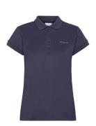 Lakeside Trail Solid Pique Polo Sport T-shirts & Tops Polos Blue Columbia Sportswear