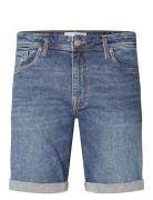 Slhslim Alex 3405 M.b Super Shorts Noos Bottoms Shorts Denim Blue Selected Homme