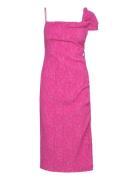 Sgannete, 2011 Pleated Stretch Designers Knee-length & Midi Pink STINE GOYA