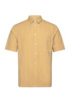 Sataro Nj Shirt 15138 Designers Shirts Short-sleeved Yellow Samsøe Samsøe