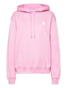 Lona Unikko Placement Tops Sweatshirts & Hoodies Hoodies Pink Marimekko