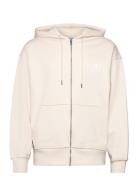 Circle Zip Hoodie Designers Sweatshirts & Hoodies Hoodies Cream Daily Paper