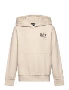 Sweatshirts Sport Sweatshirts & Hoodies Hoodies Beige EA7