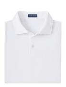 Solid Performance Jersey Polo Sport Polos Short-sleeved White Peter Millar