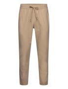 Ivan Reg Lin Cot Uspa M Pants Bottoms Trousers Casual Beige U.S. Polo Assn.