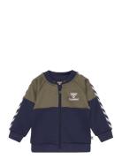 Hmlolek Zip Jacket Sport Sweatshirts & Hoodies Sweatshirts Navy Hummel