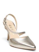 Shaply Shoes Heels Pumps Sling Backs Silver GUESS