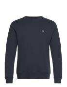 M Crew Neck Sweat Designers Sweatshirts & Hoodies Sweatshirts Navy J. Lindeberg