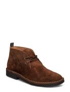 Talan Suede Chukka Boot Desert Boots Snøresko Brown Polo Ralph Lauren