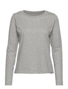 Organic Jersey Tenna Tee Fav Tops T-shirts & Tops Long-sleeved Grey Mads Nørgaard