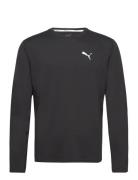 Run Cloudspun Ls Tee Sport T-Langærmet Skjorte Black PUMA