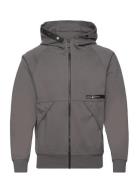 Race Bonded Zip Hood Sport Sweatshirts & Hoodies Hoodies Grey Sail Racing