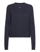 Tjw Essential Crew Neck Sweater Tops Knitwear Jumpers Navy Tommy Jeans