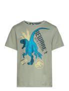 Short-Sleeved T-Shirt Tops T-Kortærmet Skjorte Green Jurassic World