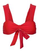 Bandeau Bikini Top Swimwear Bikinis Bikini Tops Bandeau Bikinitops Red Rosemunde