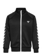 Hmlkick Zip Jacket Sport Sweatshirts & Hoodies Sweatshirts Black Hummel