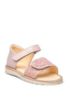 Sandals - Flat Shoes Summer Shoes Sandals Pink ANGULUS