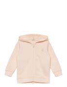 Jacket W/Hood L/S Tops Sweatshirts & Hoodies Hoodies Cream United Colors Of Benetton