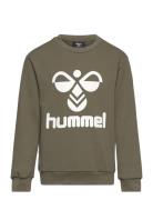 Hmldos Sweatshirt Sport Sweatshirts & Hoodies Sweatshirts Khaki Green Hummel