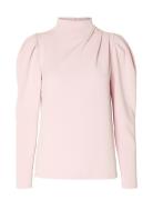 Slffenja Ls T-Neck Top B Noos Tops Blouses Long-sleeved Pink Selected Femme