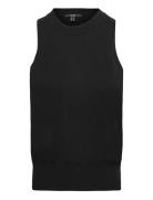 Knit Top Containing Lenzing™ Ecovero™ Tops T-shirts & Tops Sleeveless Black Esprit Collection