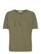 Lnhanky T-Shirt Tops T-shirts & Tops Short-sleeved Green Lounge Nine