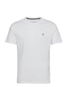 Cont Pin Point Embro Tops T-Kortærmet Skjorte White Original Penguin