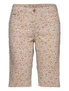 Crlotte Print Shorts - Coco Fit Bottoms Shorts Denim Shorts Multi/patterned Cream