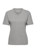 Pure Regular Fit T-Shirt Sport T-shirts & Tops Short-sleeved Grey Famme