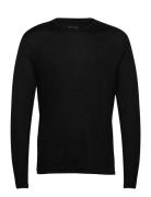 Panos Emporio Wool Long Sleeve Top Tops T-Langærmet Skjorte Black Panos Emporio