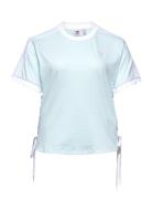 Always Original Laced T-Shirt  Sport T-shirts & Tops Short-sleeved Blue Adidas Originals