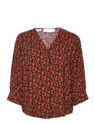 Slfleia 3/4 Shirt B Tops Blouses Long-sleeved Multi/patterned Selected Femme