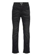Trousers Denim Sture Lined Bla Bottoms Jeans Regular Jeans Black Lindex