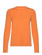 Delight Crew Neck Long Sleeve Sport T-shirts & Tops Long-sleeved Orange Casall